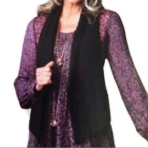 CAbi Sonnet Silk Boho Style #823 Blouse